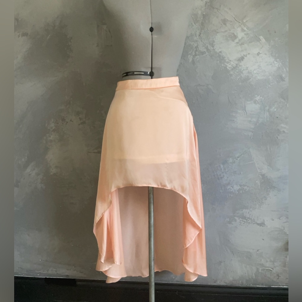 Forever-21 Women's Pink and Orange Skirt